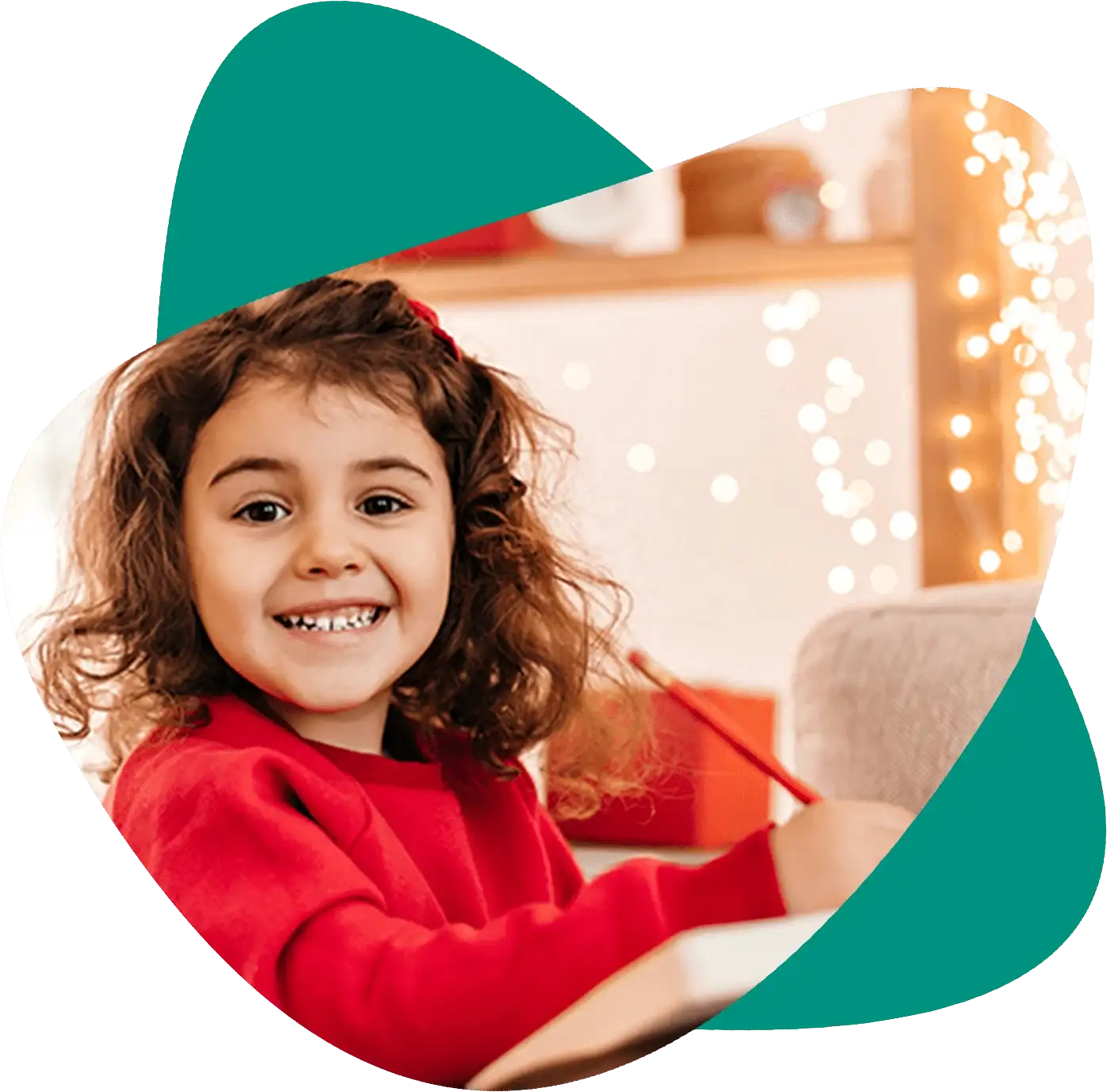 child feeling happiness after a therapy session